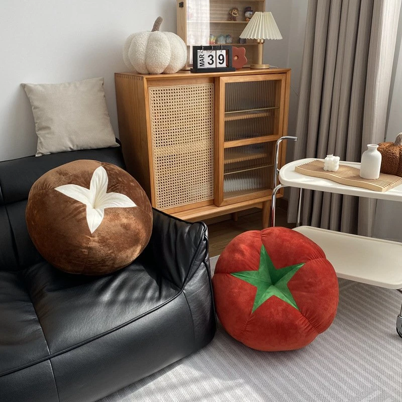 Colorful Plush Petal Throw Pillow