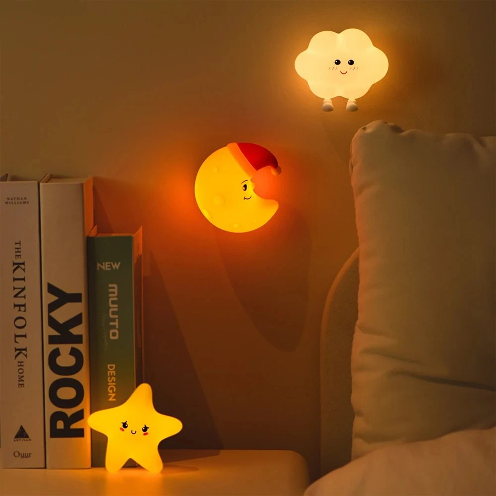 Silicone Star & Moon Night Light