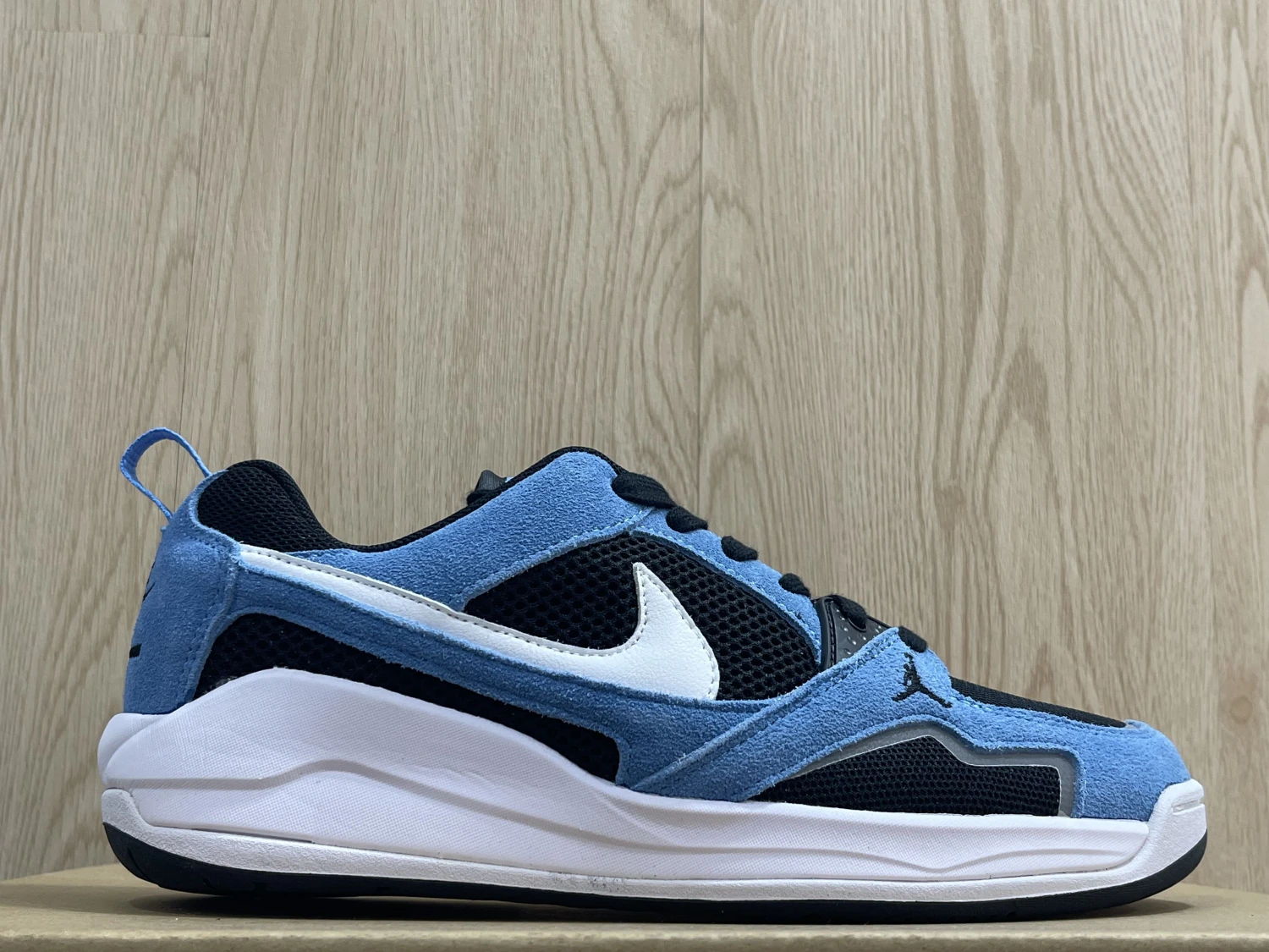 Nike Air Jordan Blue & Black Mesh Lifestyle Sneaker