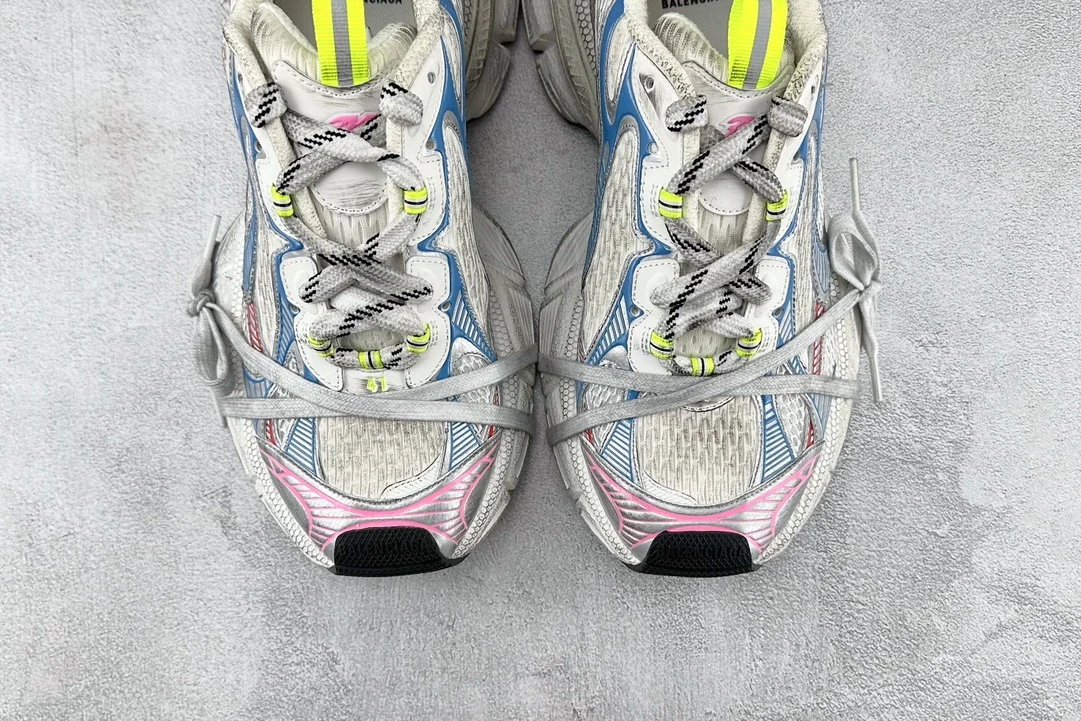 Balenciaga 3XL Sneaker – Silver Multi Neon Edition