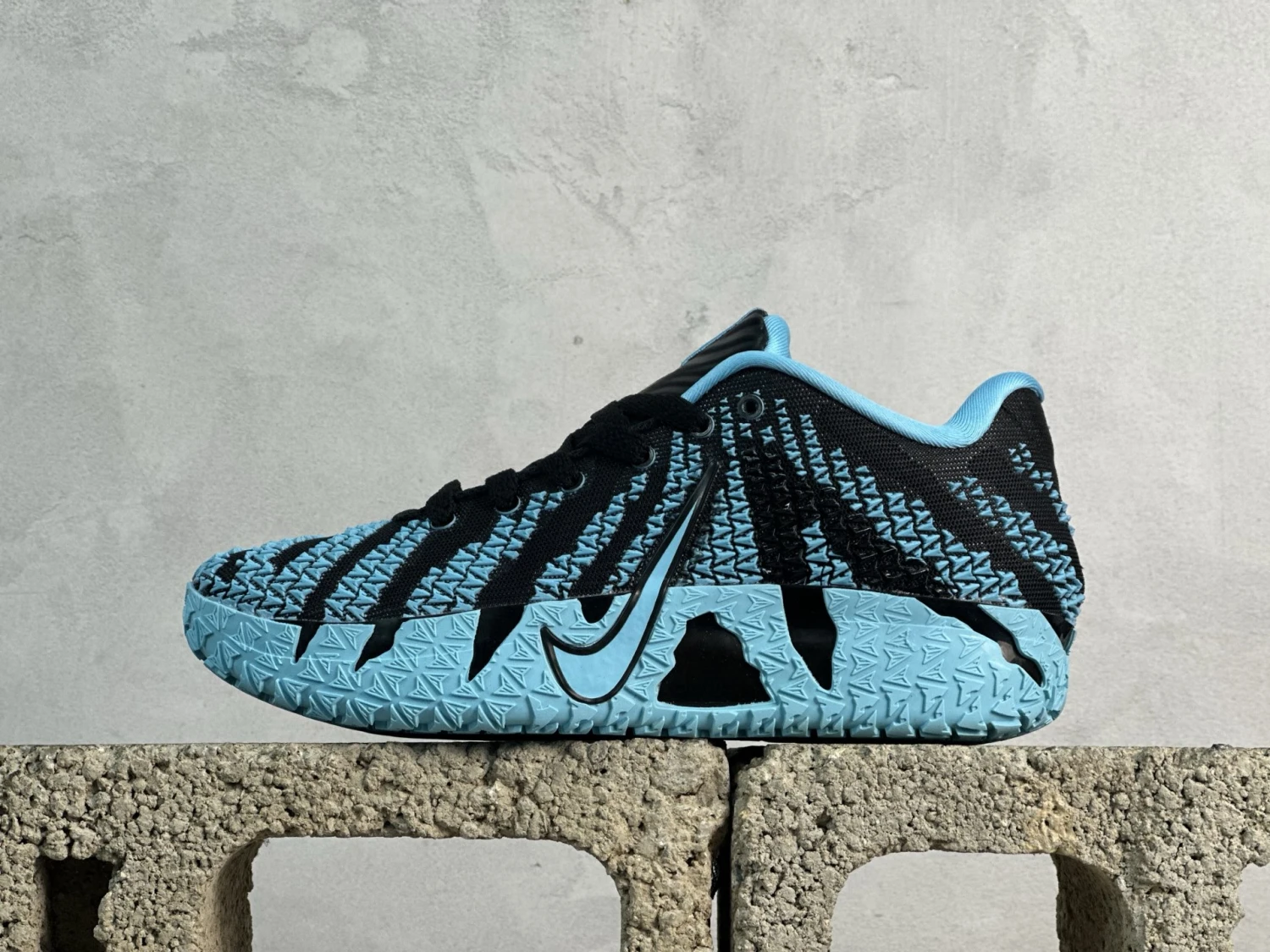 Nike Ja 1 Basketball Shoes – Black & Sky Blue