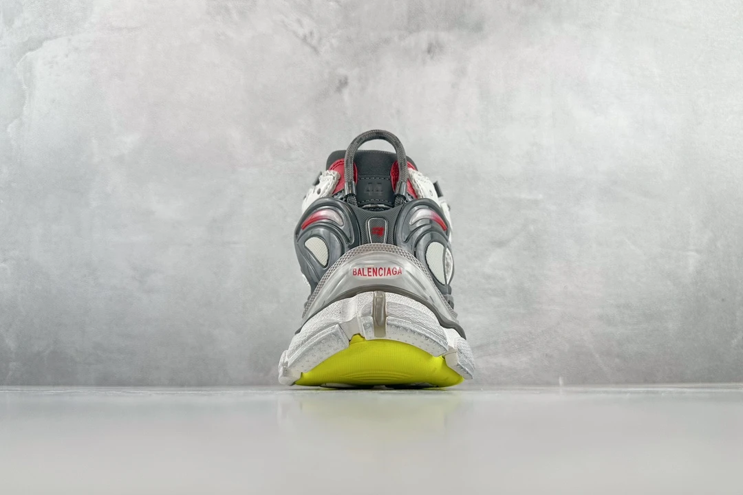 Balenciaga 3XL Grey Red Volt Yellow Designer Sneaker