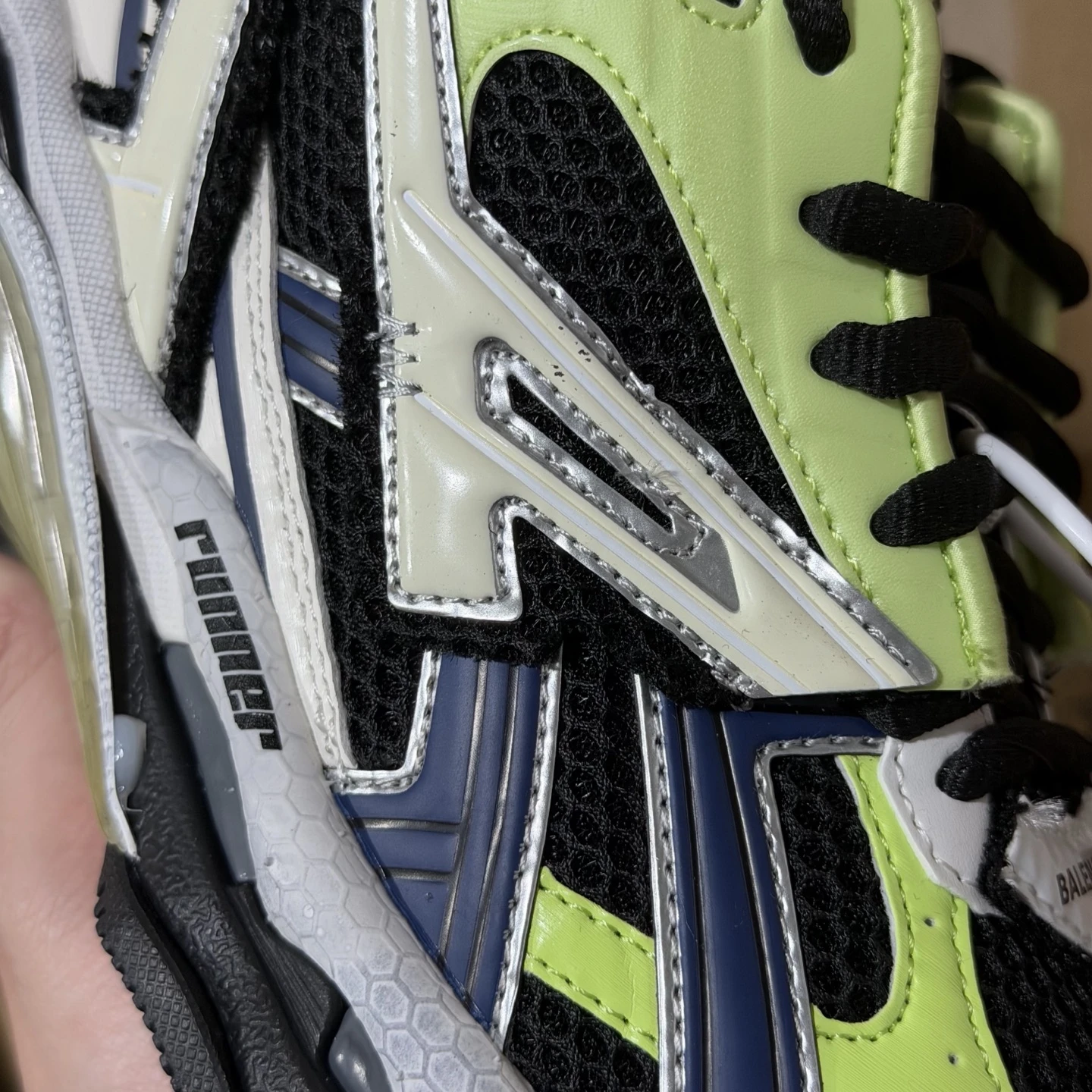 Balenciaga Track Sneaker – Neon Green & Black Edition