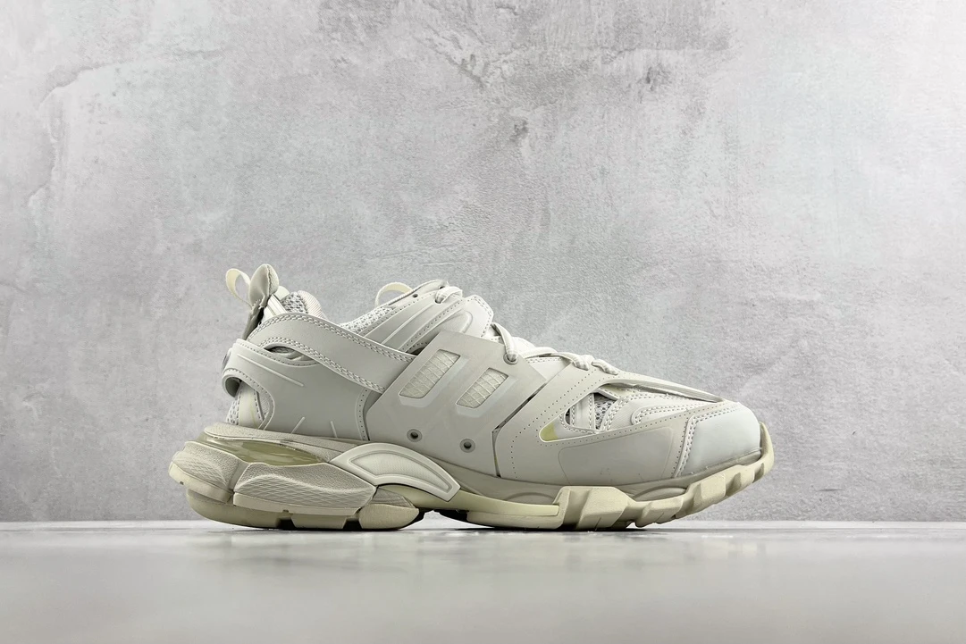 Balenciaga Track Sneaker – Triple White Edition