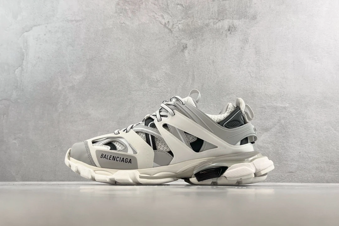 Balenciaga Track Sneaker White Grey Black Designer Running Shoe