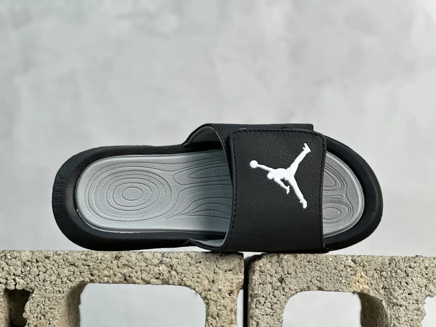 Jordan Jumpman Slide "Black, Wolf Grey & White" Comfort Slides