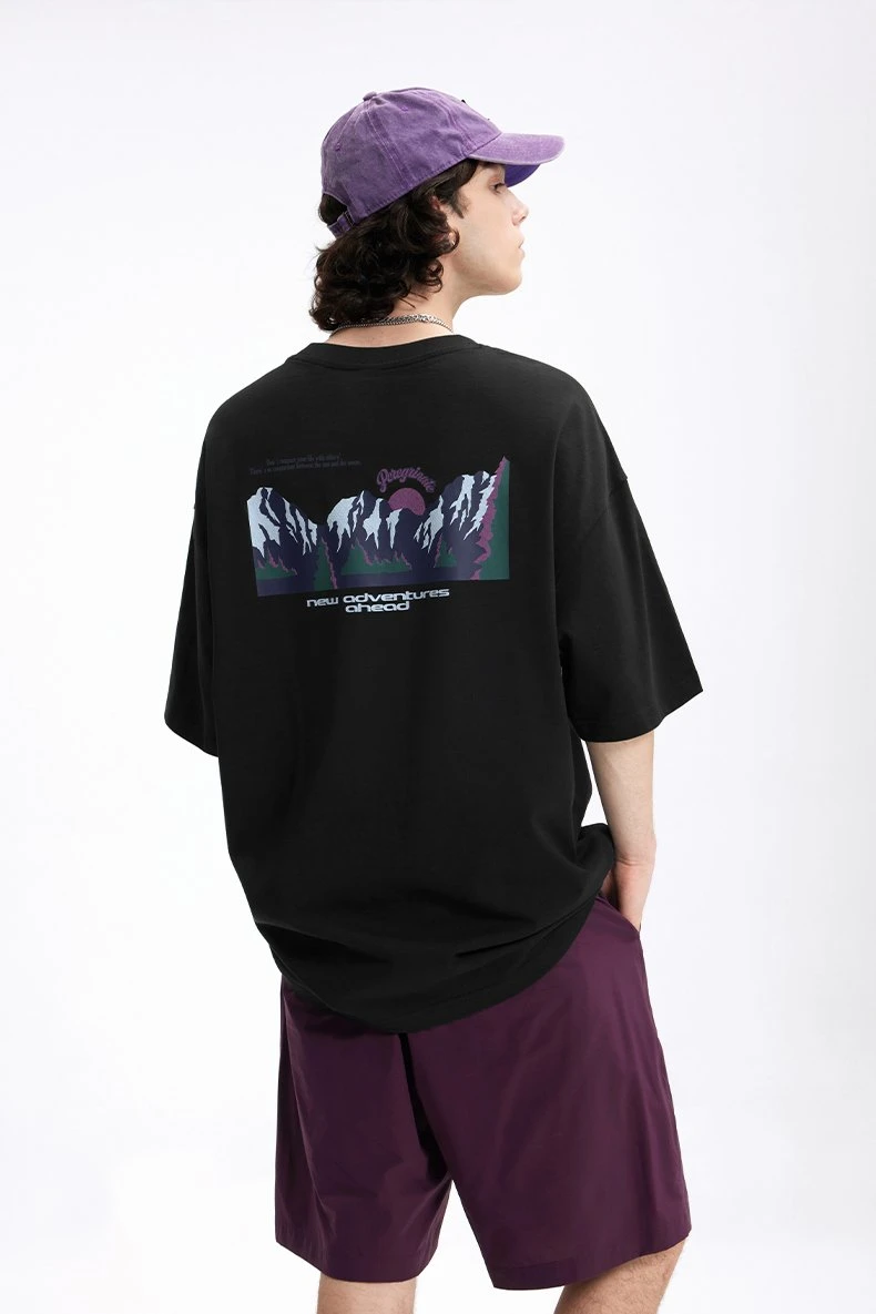 Men’s Mountain Graphic Oversized T-Shirt