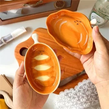 Bread-Shaped Sushi Dipping Dish