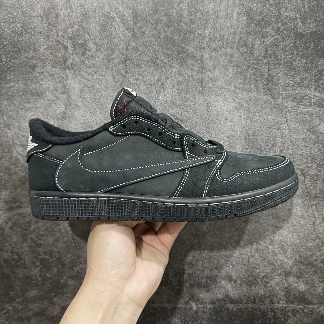 Nike Air Jordan 1 Low OG "Black & Dark Grey" – Men's Premium Low-Top Sneakers