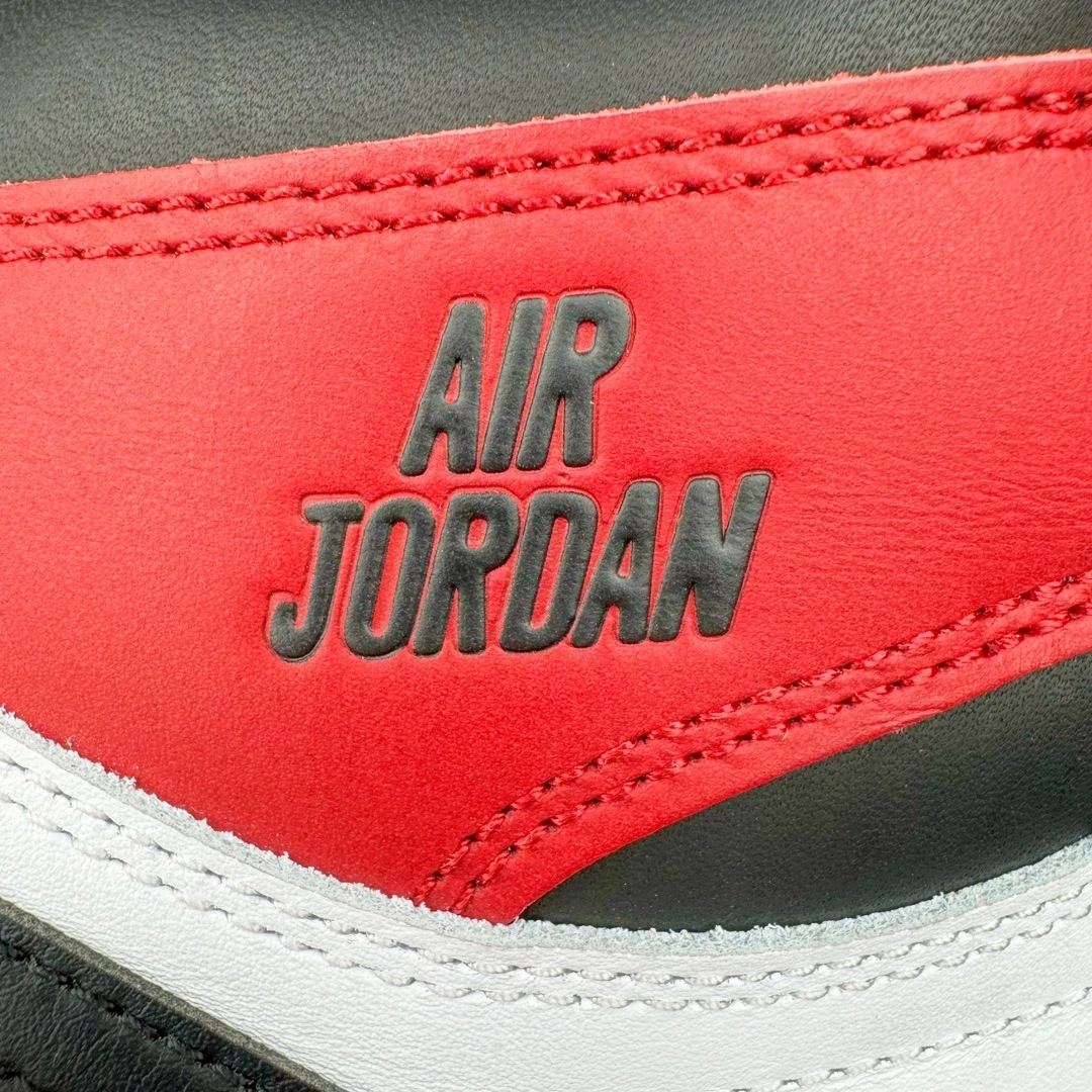 Nike Air Jordan 1 High "Black, White & Red" Premium Sneakers