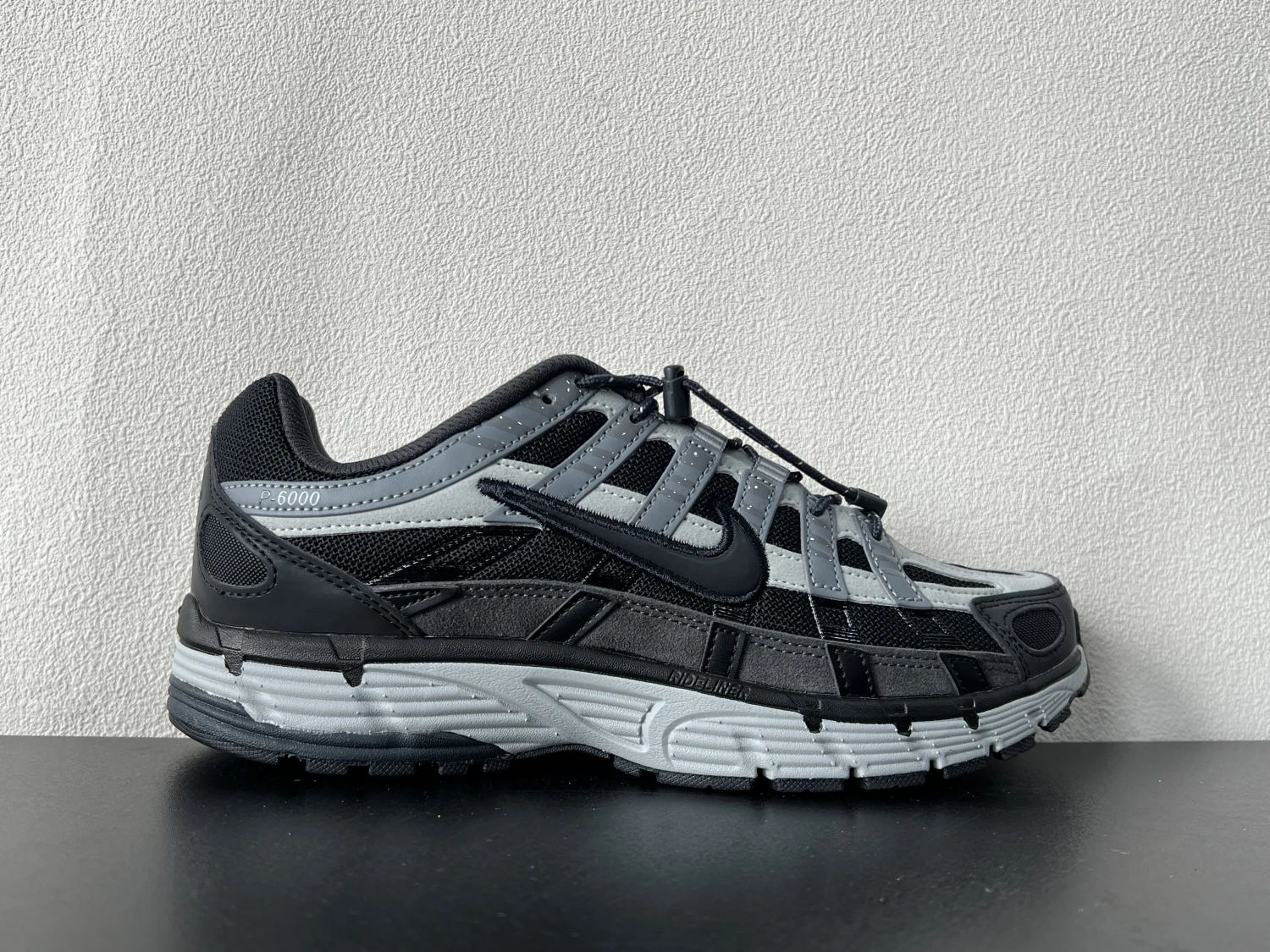 Nike P-6000 Premium Running Sneakers – Black and Grey Performance Lifestyle Shoes