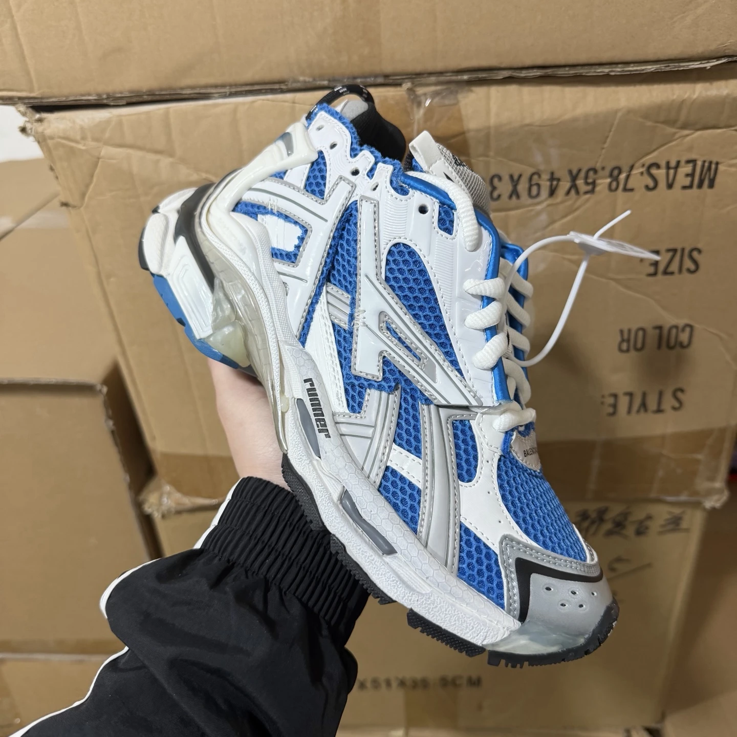 Balenciaga Track Sneaker – Electric Blue Edition