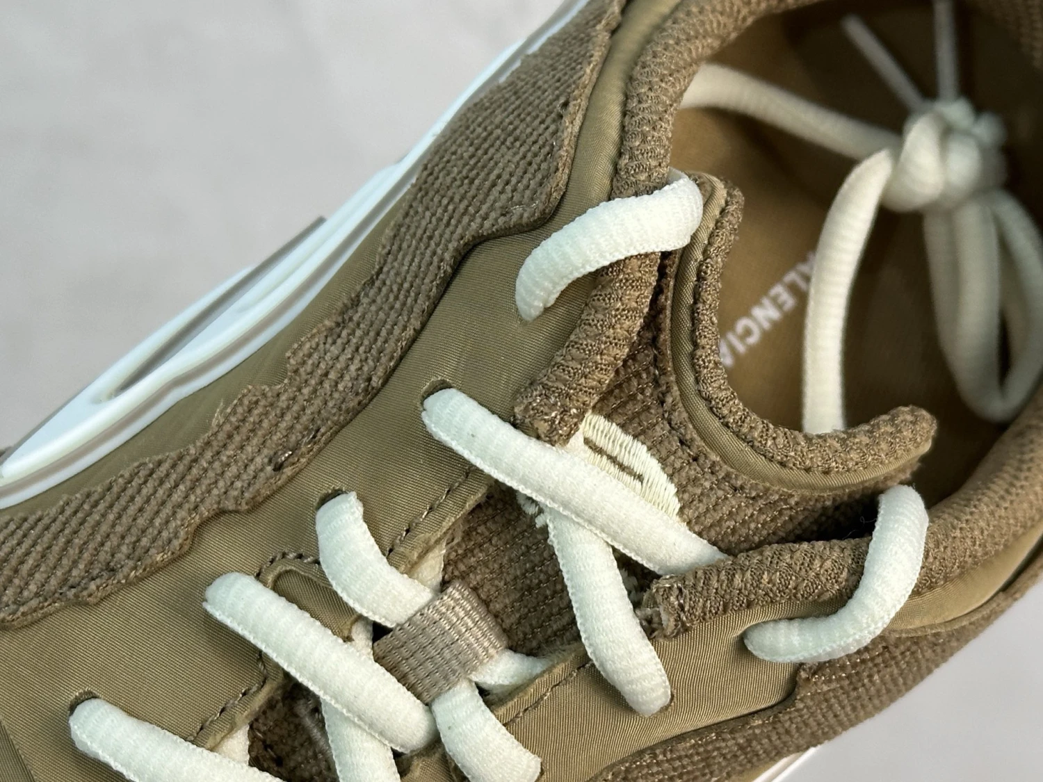 Balenciaga Earth Brown & Cream Designer Runner Sneakers