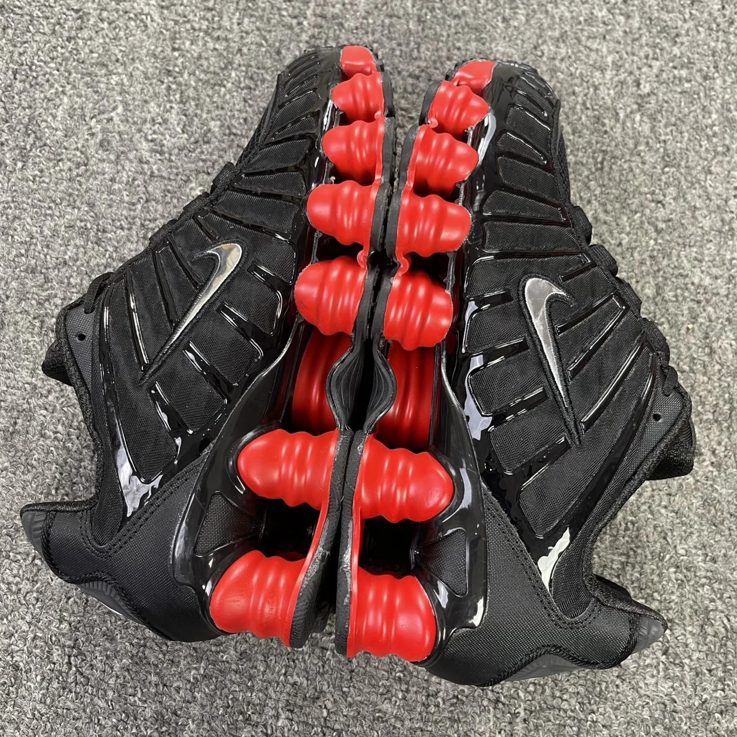 Nike Shox TL – Black, Metallic Silver & Red