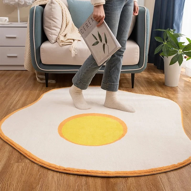 Irregular Poached Egg Rug
