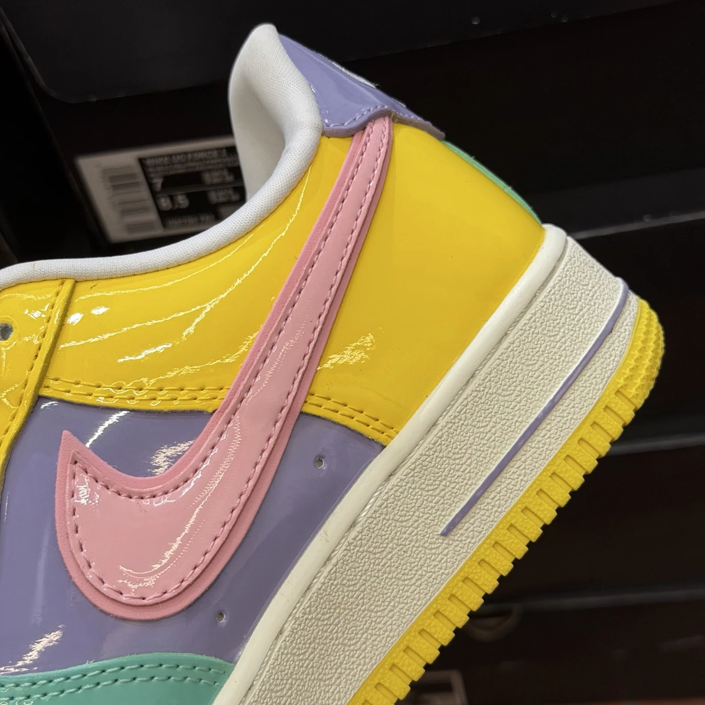 Nike Air Force 1 Low Premium Sneakers – Yellow/Teal/Pink/White