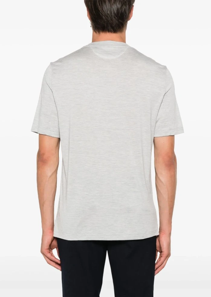 Brunello Cucinelli Mélange Cotton T-Shirt Regular Fit