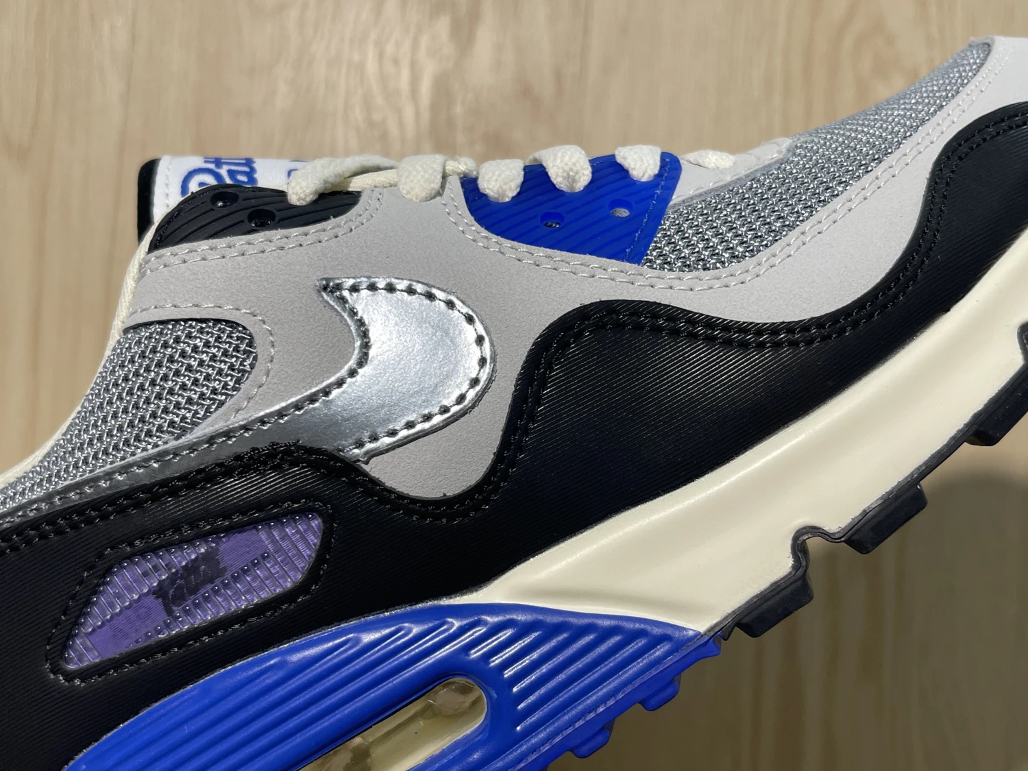 Nike Air Max 90 Royal Blue Silver Sneakers – Retro Premium Lifestyle Running Shoes