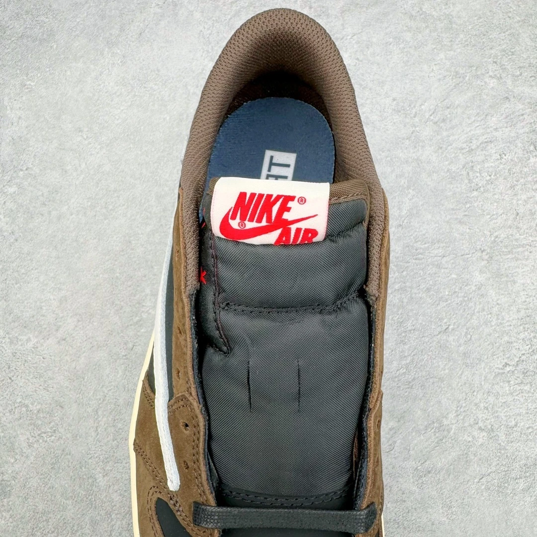 Air Jordan 1 Low x Travis Scott Sneakers – Dark Mocha Black Sail