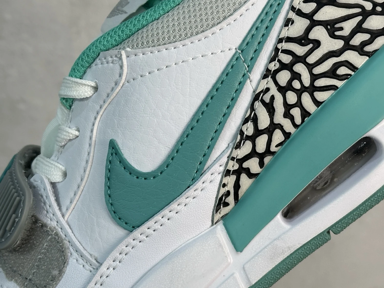 Air Jordan Legacy 312 Low "White, Grey & Turquoise" Premium Sneakers