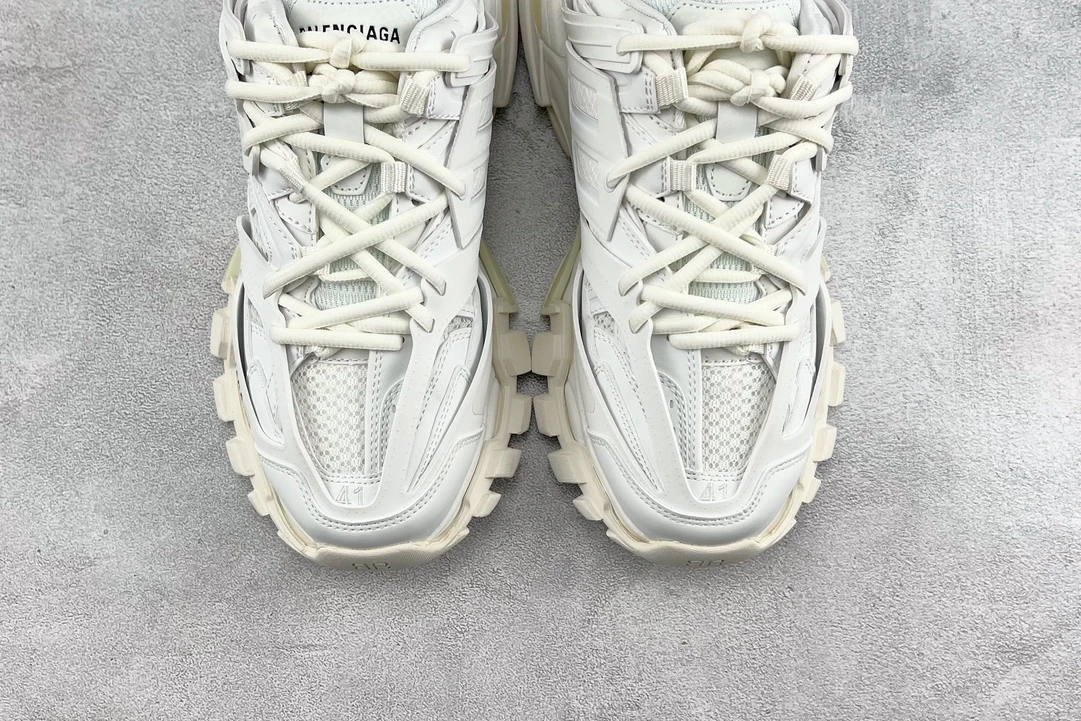 Balenciaga Track Sneakers Triple White Luxury Designer Running Shoes