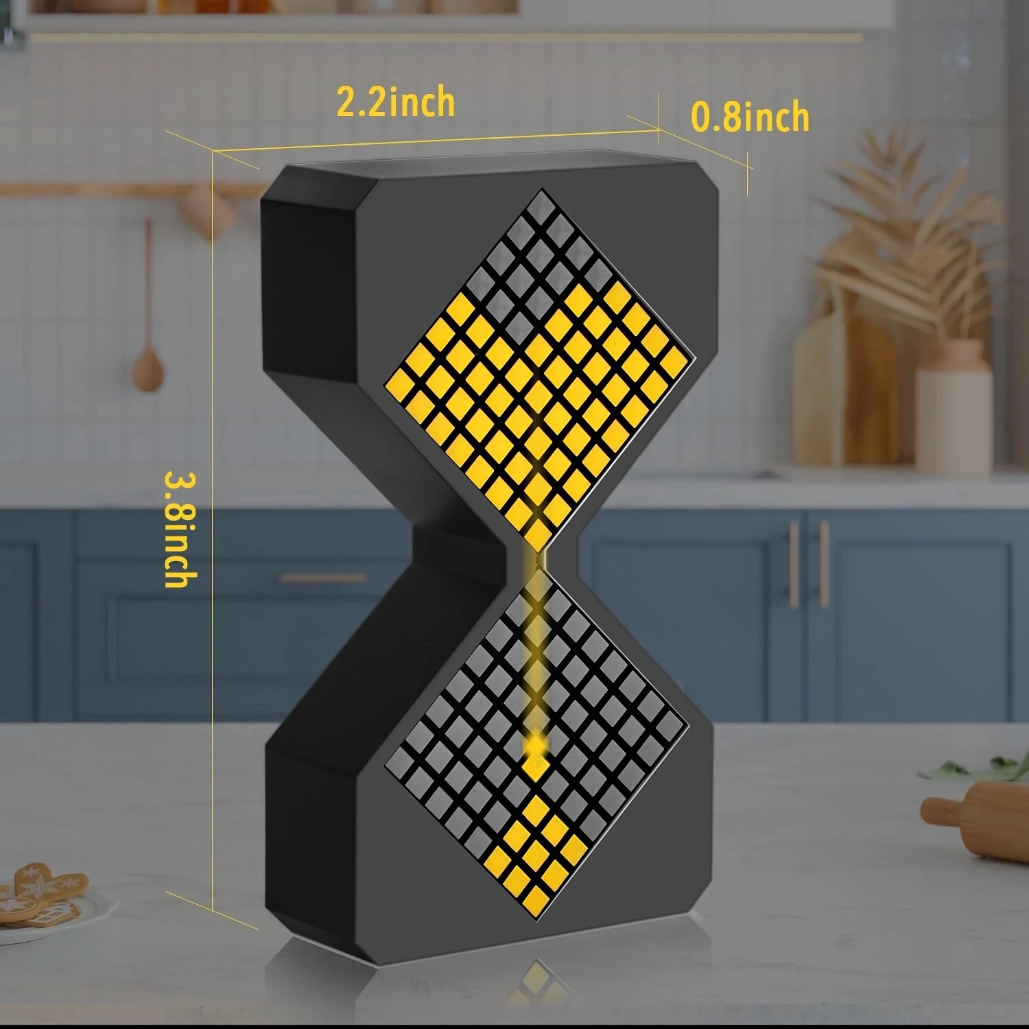 3D LED Hourglass Timer Night Light