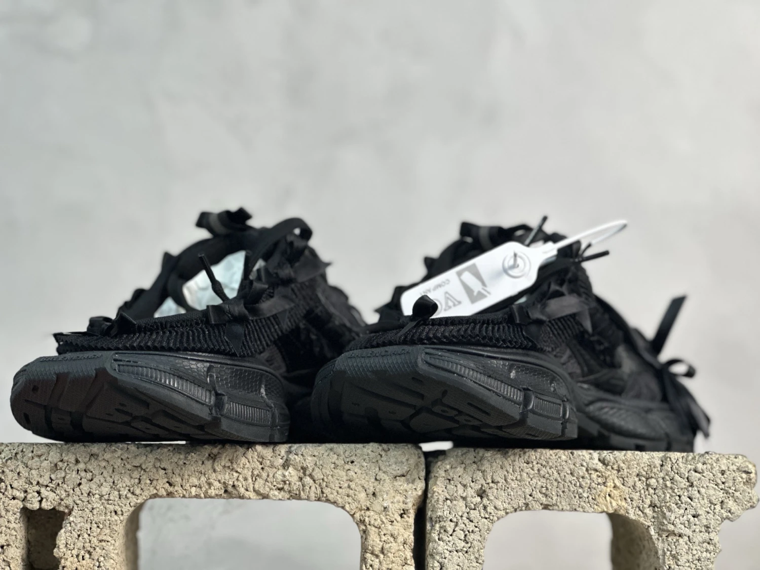Balenciaga Runner Sneakers “Triple Black Ribbon Edition”