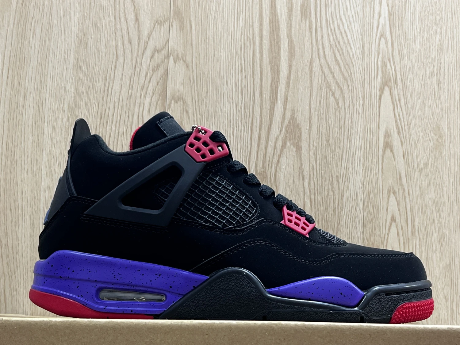 Air Jordan 4 Retro Black Fusion Basketball Sneaker