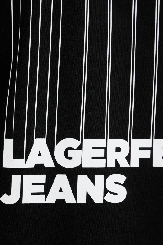 Karl Lagerfeld Jeans Men’s Black Printed T-Shirt