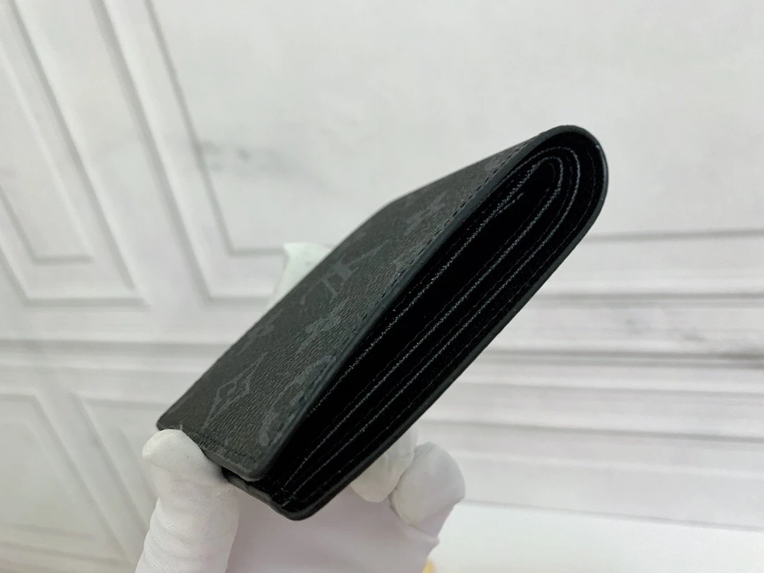 Louis Vuitton Multiple Wallet in Monogram Eclipse Black and Grey