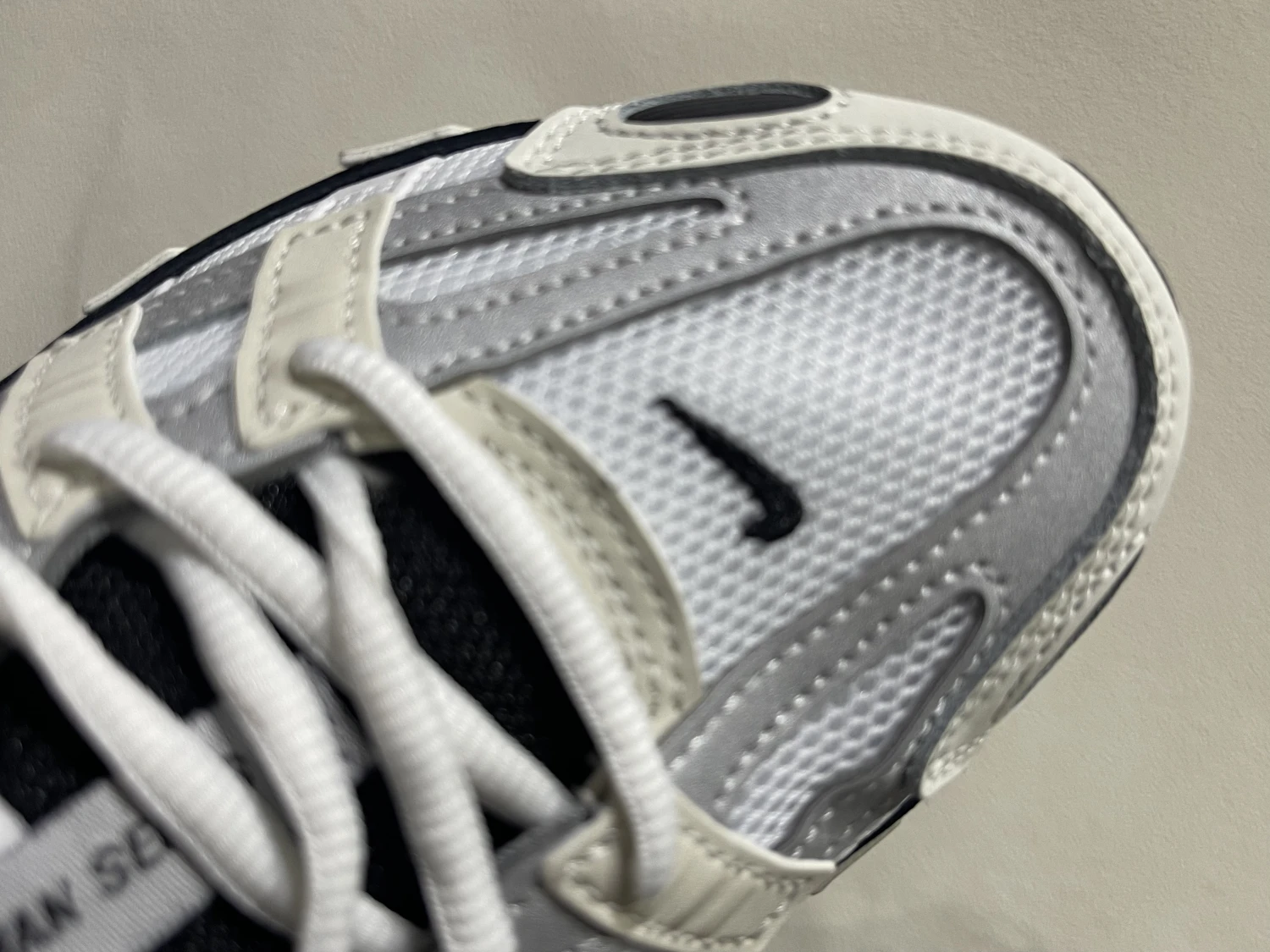 Nike Bomberman Series Sneakers – White, Light Grey & Black