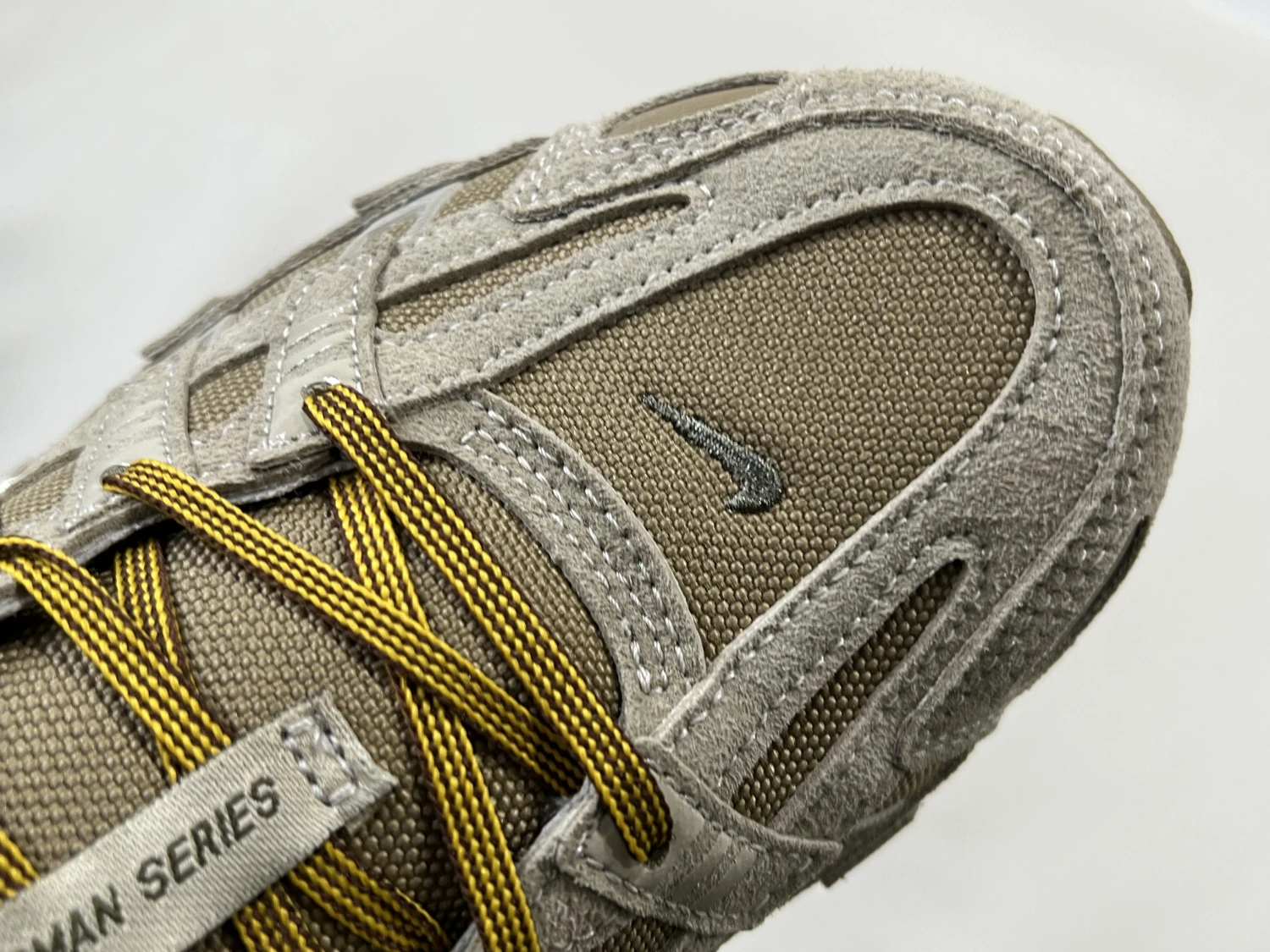 Nike Bomberman Series Sneakers – Khaki, Beige & Mustard Yellow