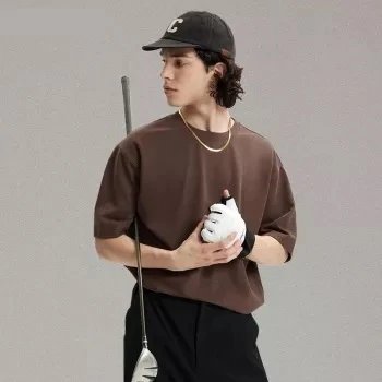Men’s Solid Double-Sided T-Shirt