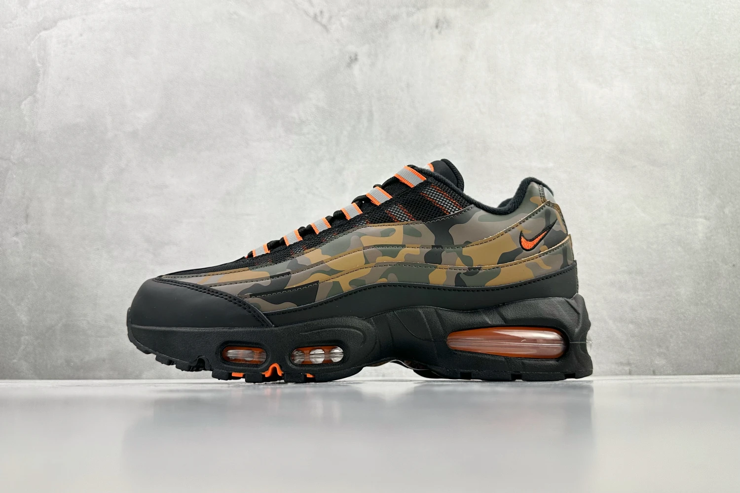 Nike Air Max 95 Camo – Black, Olive Green & Orange