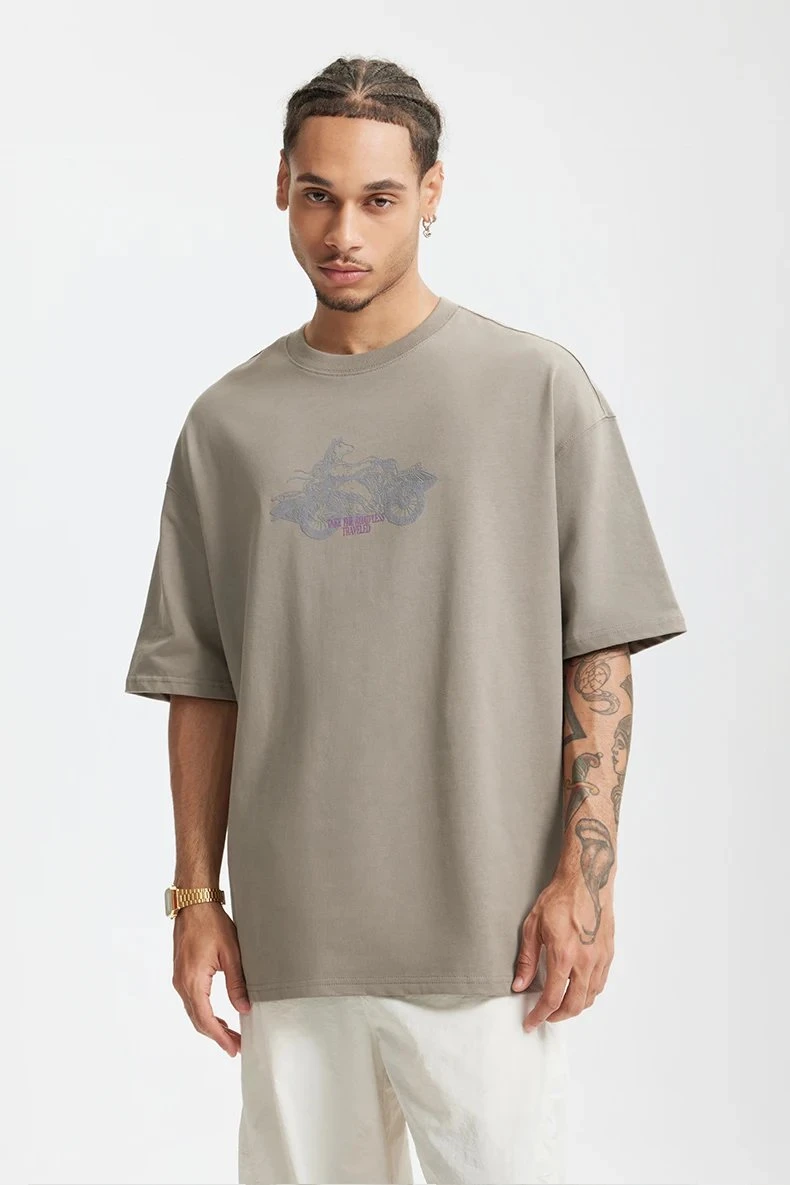 Heavyweight Cotton Motorcycle T-Shirt