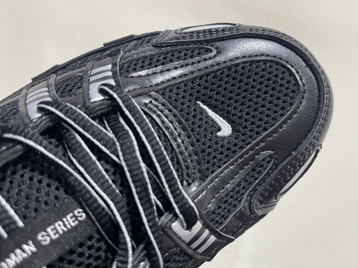 Nike Bomberman Series Sneakers – Triple Black & White