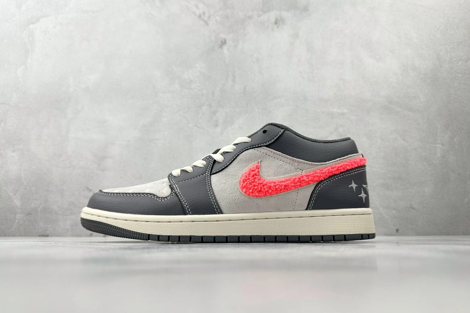 Air Jordan Low Grey Pink Pattern