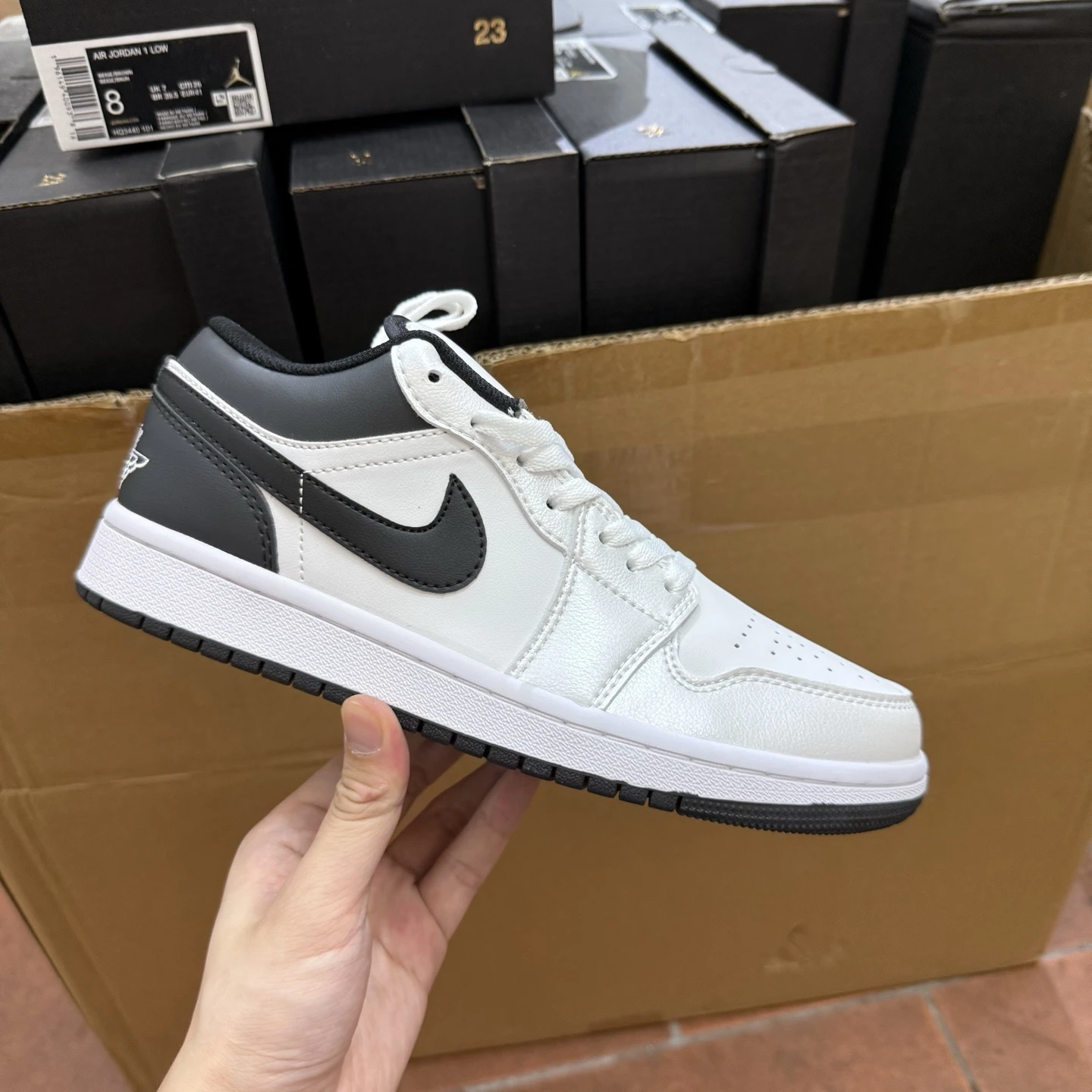 Air Jordan Low White & Silver Edition