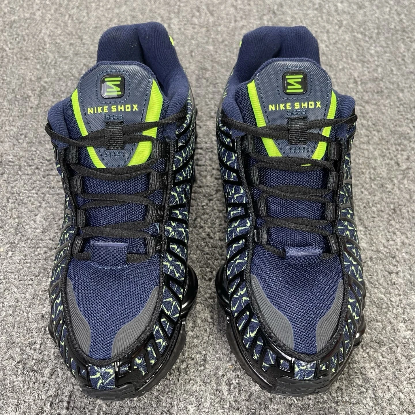 Nike Shox TL – Midnight Navy, Black & Volt Green