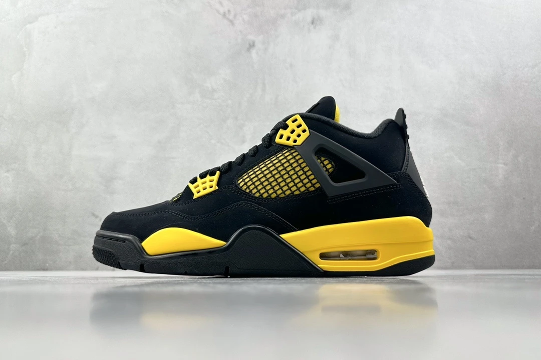 Jordan Sneakers – Black & Yellow