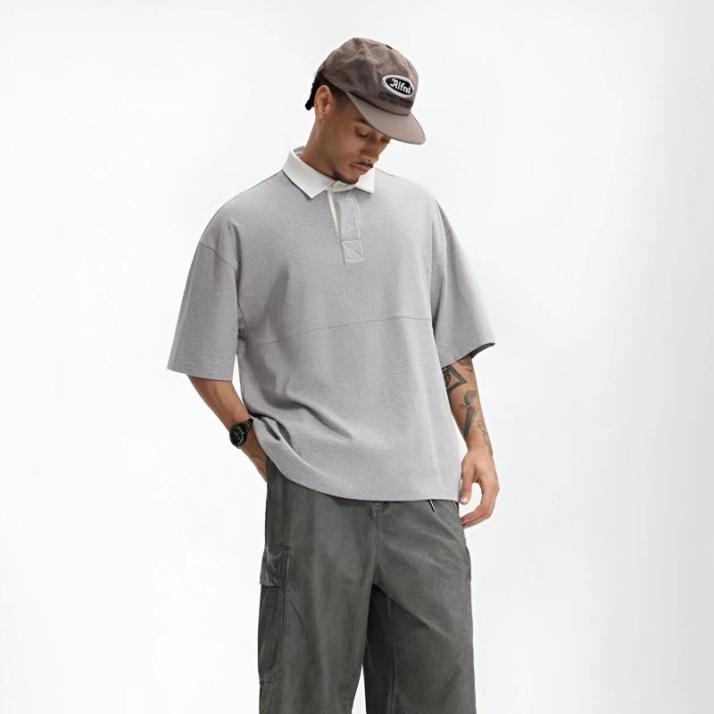 Men’s White Polo T-Shirt
