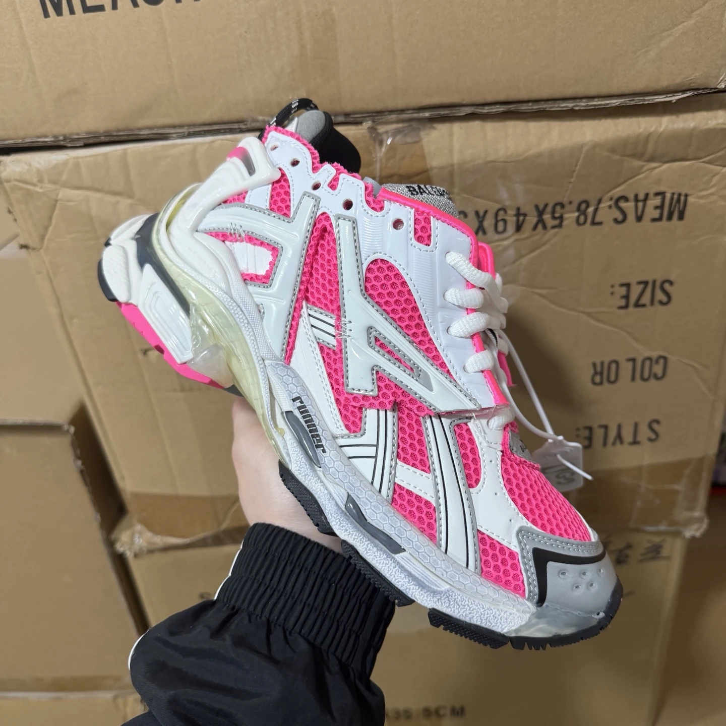 Balenciaga Track Sneaker – Neon Pink Edition