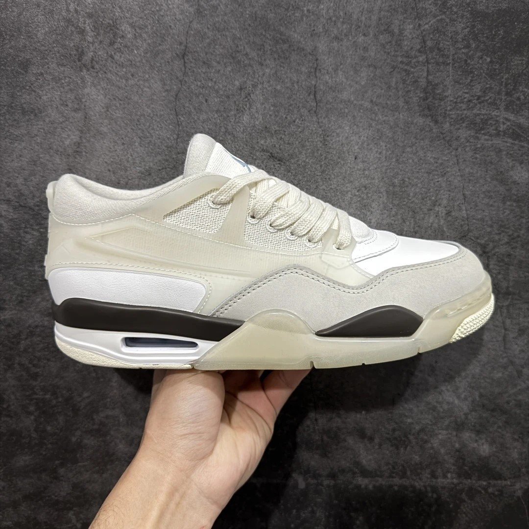 Air Jordan 4 Retro Pure Platinum – White & Light Grey