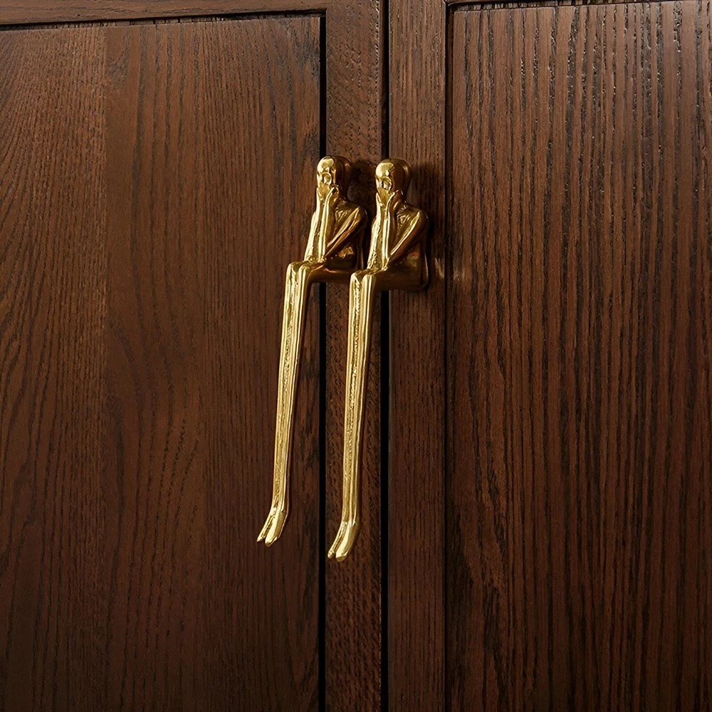 Luxury Nordic Brass Cabinet Handles