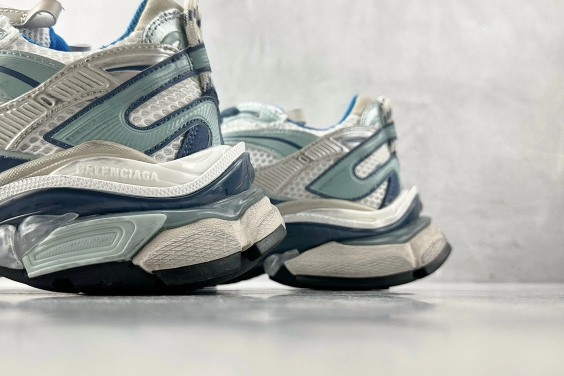 Balenciaga Triple S Blue Grey Luxury Designer Sneaker