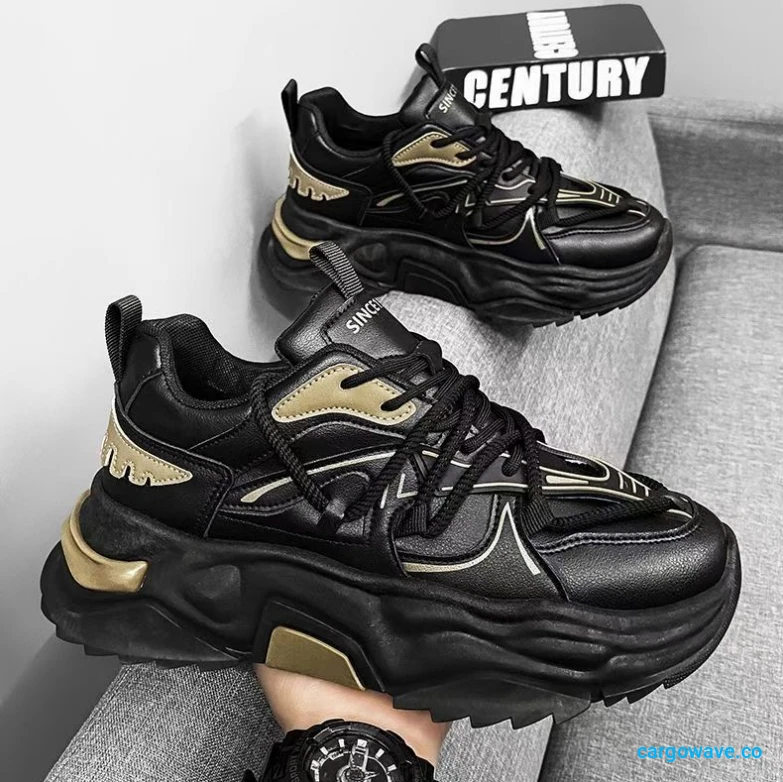 Chunky Platform Sneakers - Women's Fashion Sneakers with Thick Soles