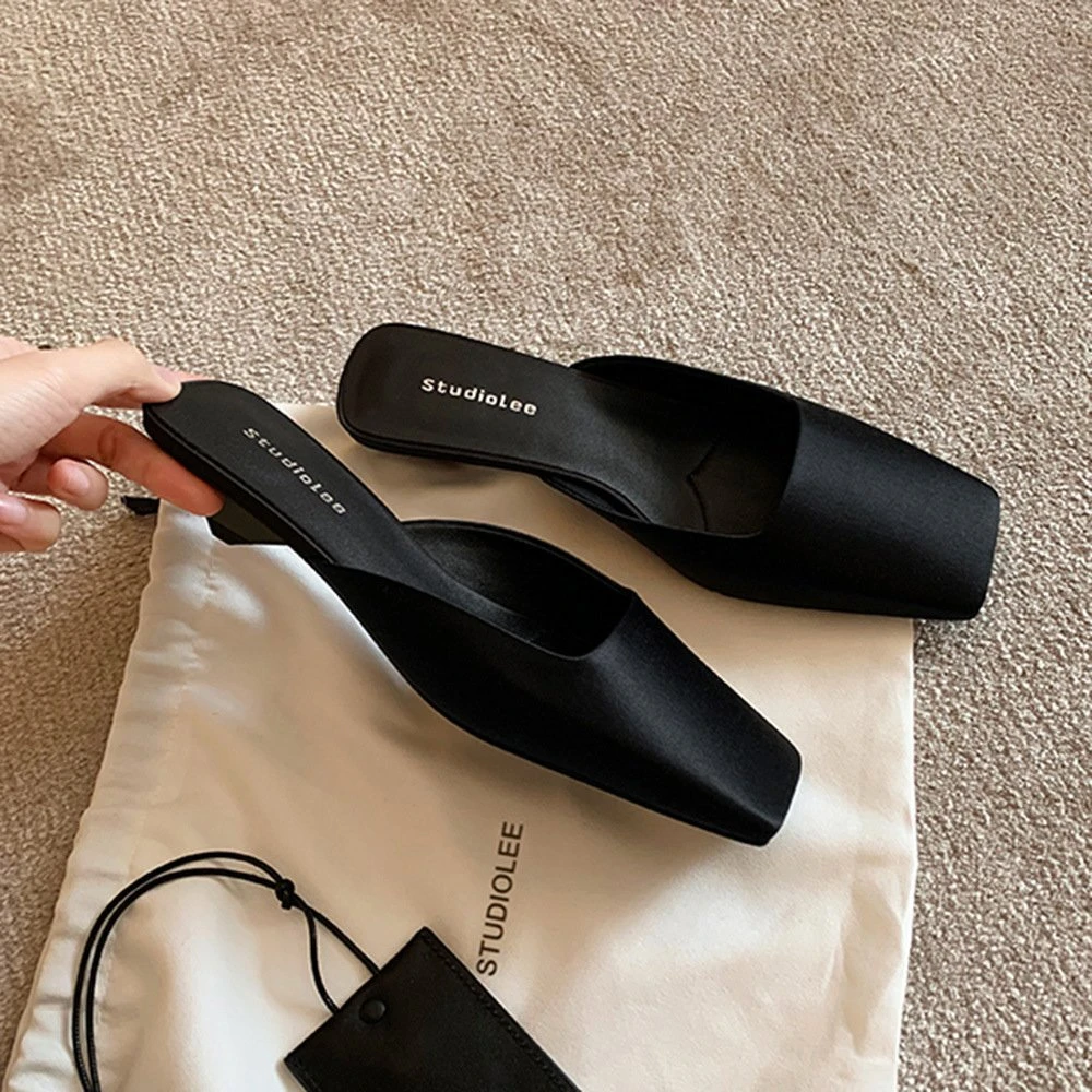 Chic Shallow Toe Cover Mules