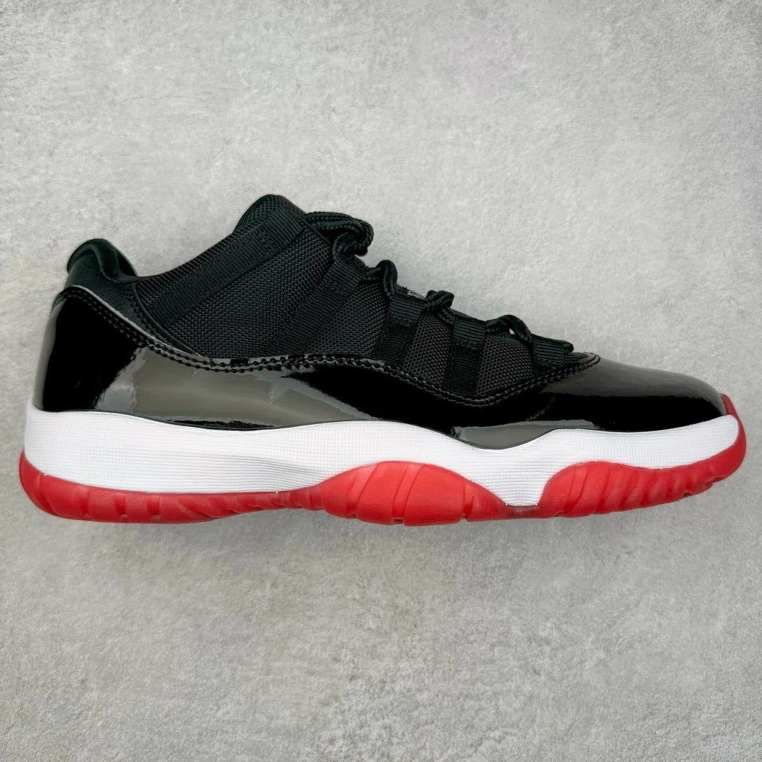 Air Jordan 11 Low "Triple Black & Red" Premium Sneakers