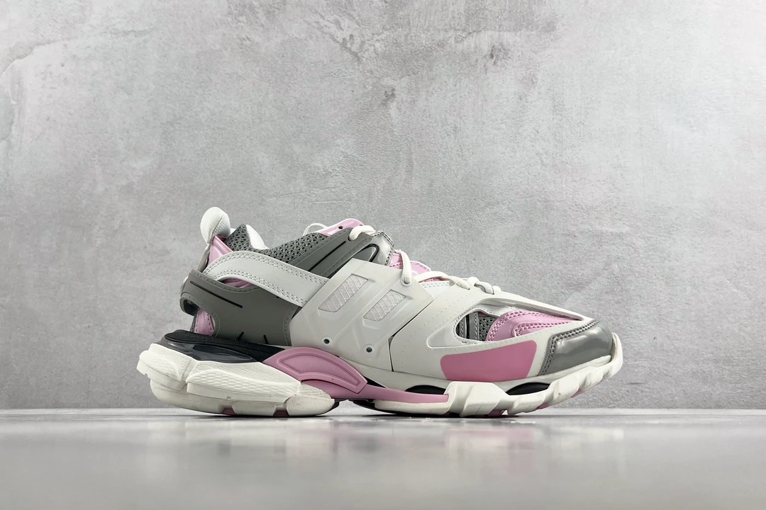 Balenciaga Track Sneaker – Pink & Grey Edition