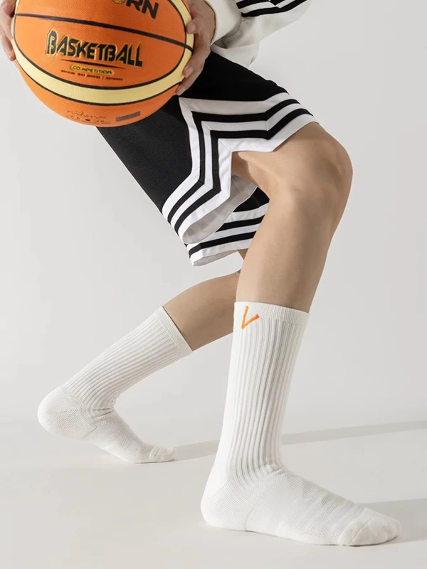 4-Pair Cushioned Athletic Sports Socks for Men & Women